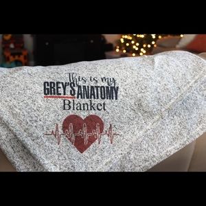 Greys Anatomy watching blanket